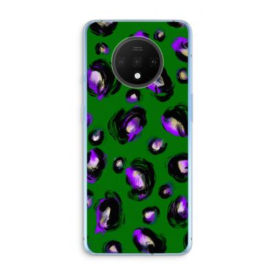 Green Cheetah: OnePlus 7T Transparant Hoesje