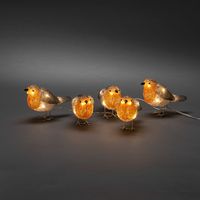 Konstsmide 6245-103 Acryl figuur Energielabel: G (A - G) Vogel Warmwit LED Oranje - thumbnail