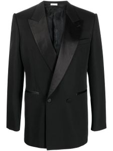 Alexander McQueen veste de smoking à boutonnière croisée - Noir