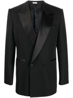 Alexander McQueen veste de smoking à boutonnière croisée - Noir