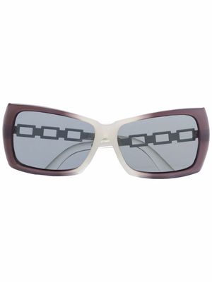 Linda Farrow lunettes de soleil à effet dégradé - Violet