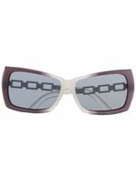 Linda Farrow lunettes de soleil à effet dégradé - Violet