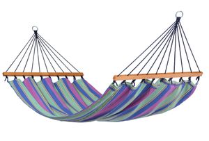 Hangmat 1 Persoons Haïti Blueberry - Spreidstang - Blauw - 120 kg - Tropilex