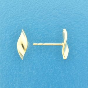 Oorknoppen geelgoud 3,5 x 10 mm