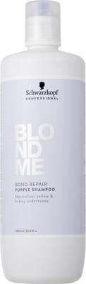 Schwarzkopf Blond Me Bond Repair Purple Shampoo 1000ml | Voor Blond Haar