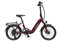 Flebi Swan Lite Elektrische Vouwfiets - Red Bordeaux Flebi Swan Lite Elektrische Vouwfiets - Red Bordeaux