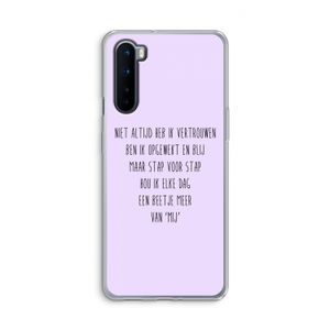 Zelfvertrouwen: OnePlus Nord Transparant Hoesje