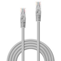 LINDY 48372 RJ45 Netwerkkabel, patchkabel CAT 5e U/UTP 50.00 m Grijs 1 stuk(s) - thumbnail