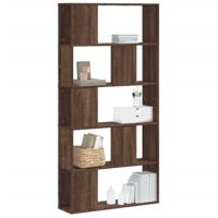 Boekenkast 5-laags 80,5x23,5x162,5 cm hout bruin eikenkleurig - thumbnail