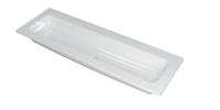 INK Wastafel Faktor polystone centraal zonder kraangat 140 cm x 45 cm x 1,5 cm Glans wit 3407030