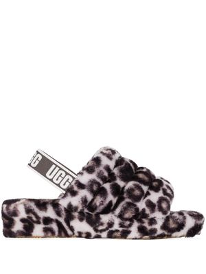 UGG sandales Fluff Yeah à bride arrière - Violet