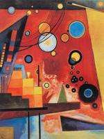 Kunstdruk Wassily Kandinsky - Schweres Rot 60x80cm