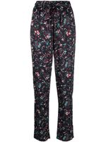 MARANT ÉTOILE pantalon à fleurs en all over - Noir