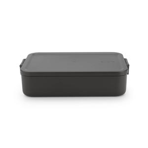 Brabantia Make & Take Bento lunchbox large, kunststof - Dark Grey