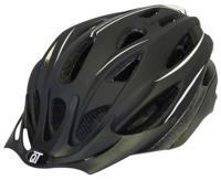 Qtcycletech Fietshelm fuse unisex matzwart/wit maat m