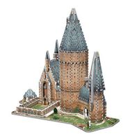 Wrebbit puzzel 850 stukjes 3D Harry Potter Hogwarts Great hall - thumbnail