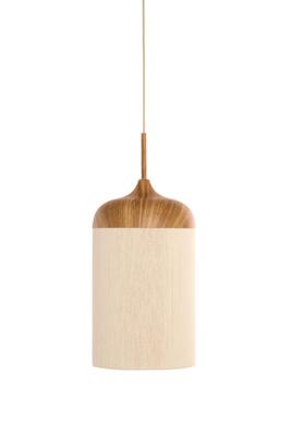 Light & Living HanglampDania lichte hout print Ø 16cm - 2985443