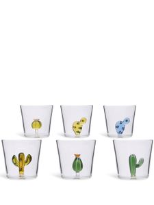 Ichendorf Milano lot de 6 gobelets Desert Plants - Blanc