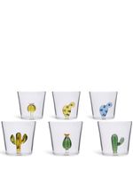 Ichendorf Milano lot de 6 gobelets Desert Plants - Blanc