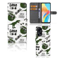 Telefoonhoesje | Met pasjeshouder | voor OPPO A98 5G Dinosaurus