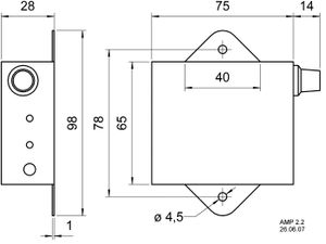 Visaton AMP 2.2 LN Stereo Luidsprekerregelaar 6 W