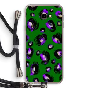 Green Cheetah: Samsung Galaxy J4 Plus Transparant Hoesje met koord