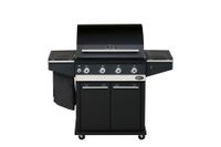 Boretti Ibrido Barbecue Tafelblad Houtskool + gas Zwart 3800 W - thumbnail