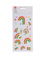 HEMA Stickervellen 3D 19x10 Regenboog - 2 Stuks