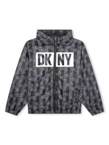 Dkny Kids veste à logo imprimé - Noir