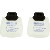 3M D3125 Partikelfilter 2 stuk(s) - thumbnail