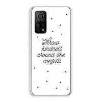Confetti: Xiaomi Mi 10T 5G Transparant Hoesje