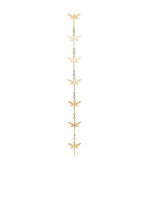 Anapsara boucle d'oreille Mini Dragonfly en or 18ct