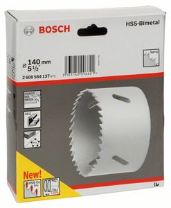 Bosch Accessoires Gatzaag HSS-bimetaal voor standaardadapter 140 mm, 5 1/2" 1st - 2608584137