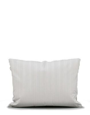 Marc O'Polo Marc O'Polo Classic Fine Stripe Kussensloop 60x70 Anthracite