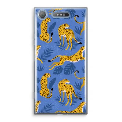 Luipaard: Sony Xperia XZ1 Transparant Hoesje