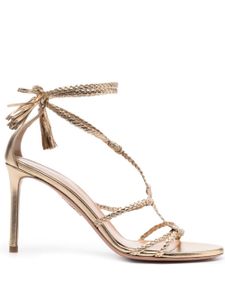 Aquazzura sandales Brasilia 90 mm en cuir - Or