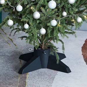 VidaXL Kerstboomstandaard 55,5x55,5x15 cm groen