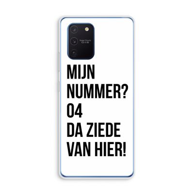 Da ziede van hier: Samsung Galaxy Note 10 Lite Transparant Hoesje