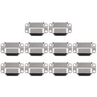 10 stuks opladen Port-Connector voor iPad Air 2(Black)