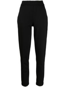 Emporio Armani pantalon de jogging à logo appliqué - Noir