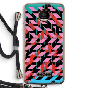 Skew Blush 2: Motorola Moto Z Force Transparant Hoesje met koord