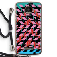 Skew Blush 2: Motorola Moto Z Force Transparant Hoesje met koord