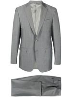 Canali costume à veste à simple boutonnage - Gris