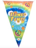 Vlaggenlijn Flower Power (5m) - thumbnail