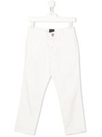 Fay Kids pantalon à coupe droite - Blanc