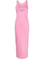 Blumarine haut sans manches à ornements en cristal - Rose
