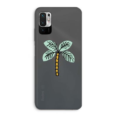 Palmboom: Xiaomi Redmi Note 10 5G Transparant Hoesje