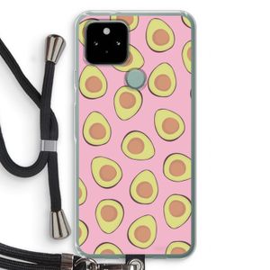 Dancing avocados: Pixel 5 Transparant Hoesje met koord