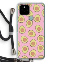 Dancing avocados: Pixel 5 Transparant Hoesje met koord