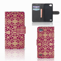 Wallet Case LG Q6 | LG Q6 Plus Barok Pink - thumbnail